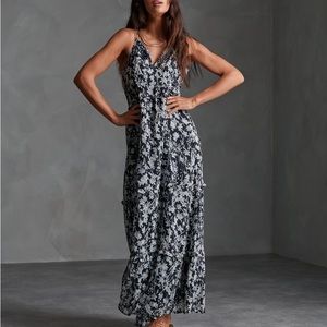 Superdry Margaux Maxi Dress - Navy